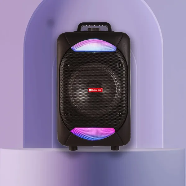 United_Gold__Multi-Media_Bluetooth_Party_Mate_Speaker_with_wired_Mic_for_Karaoke,_Digital_Display,_RGB_Lights,_USB,_SD_Card,_FM_Radio_