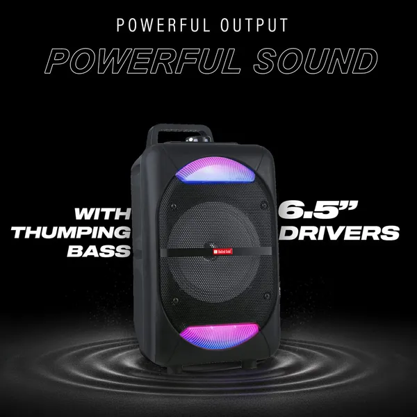 United_Gold__Multi-Media_Bluetooth_Party_Mate_Speaker_with_wired_Mic_for_Karaoke,_Digital_Display,_RGB_Lights,_USB,_SD_Card,_FM_Radio_