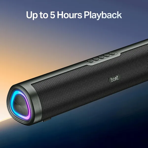 boAt_Aavante_2.0_150,_2.0_CH,_16W_Signature_Sound,_RGB_LEDs,_Dual_Full-Range_Drivers,_Upto_5H_Battery,_TWS,_Multi_Ports,_Bluetooth_Sound_bar,_Home_Theatre_Soundbar_Speaker_(Premium_Black)