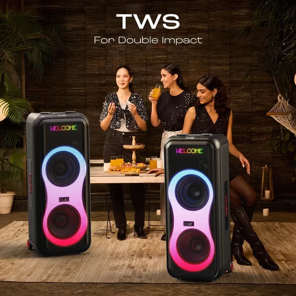 boAt_PartyPal_600_Party_Speaker,_220W_Signature_Sound,_Dynamic_Pixels,_Animated_Text_Display,_App_Support,_UHF_Wireless_Microphone,_Colorful_LEDs,7hrs_Battery_&_Guitar_Input_(Premium_Black)
