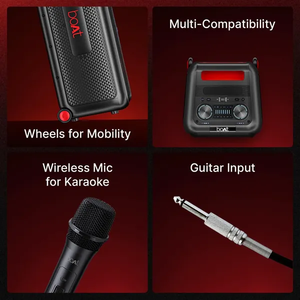 boAt_PartyPal_600_Party_Speaker,_220W_Signature_Sound,_Dynamic_Pixels,_Animated_Text_Display,_App_Support,_UHF_Wireless_Microphone,_Colorful_LEDs,7hrs_Battery_&_Guitar_Input_(Premium_Black)