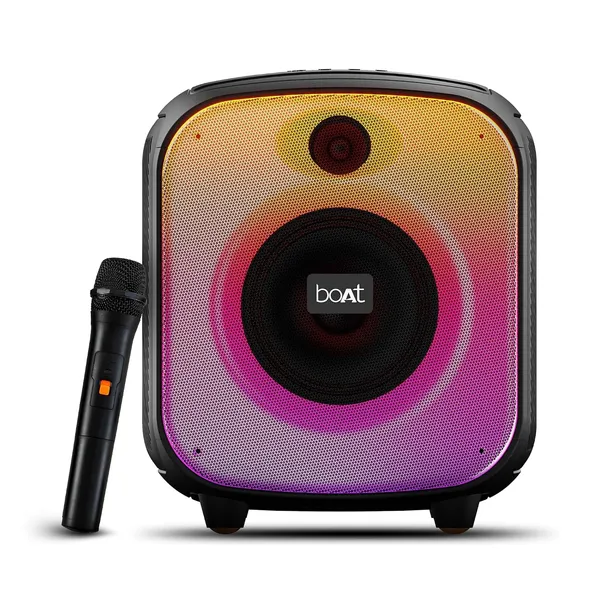 boAt_PartyPal_63_Pro_Bluetooth_Speaker_with_30_W_Signature_Sound,_Karaoke_with_Mic,_Customizable_RGB_LEDs,_Wireless_Mic,_Upto_8_hrs_Playback,_BTv5.3,_TWS_Mode,_Bass_Boost,_AUX_&_Port(Midnight_Black)