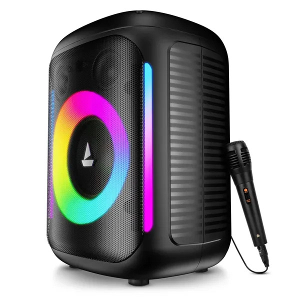boAt_Partypal_30,_Wired_Mic_for_Karaoke,_6H_Battery,_RGB_LED,_TWS_Mode,_EQ_Modes_25_W_Bluetooth_Party_Speaker_(Black,_Mono_Channel)
