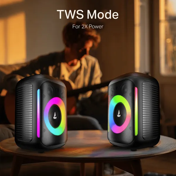 boAt_Partypal_30,_Wired_Mic_for_Karaoke,_6H_Battery,_RGB_LED,_TWS_Mode,_EQ_Modes_25_W_Bluetooth_Party_Speaker_(Black,_Mono_Channel)