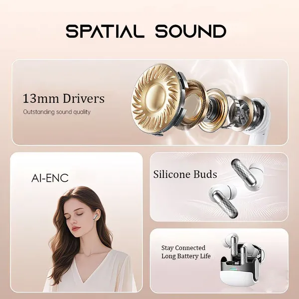 STUNNER_Wireless_Earbuds_with_60_Hours_Playback,_AI-ENC_Environmental_Noise_Cancelling_Headphones_with_Spatial_Audio,_Bluetooth_5.4,_Hi-Res_Audio,_Deep_Bass,_Dual_Mic_ENC_for_Clear_Calls,_4-Microphone_System,_Premium_TWS_Earphones
