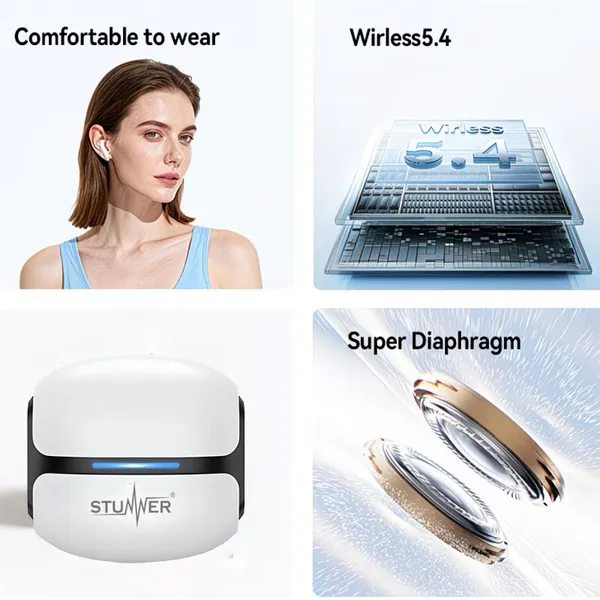 STUNNER_Wireless_Earbuds_with_60_Hours_Playback,_AI-ENC_Environmental_Noise_Cancelling_Headphones_with_Spatial_Audio,_Bluetooth_5.4,_Hi-Res_Audio,_Deep_Bass,_Dual_Mic_ENC_for_Clear_Calls,_4-Microphone_System,_Premium_TWS_Earphones