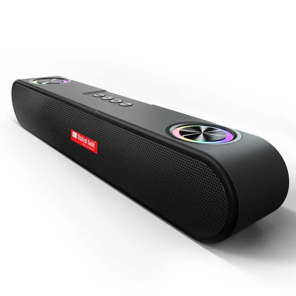 United_Gold_Cinema_Bar_UGSP50_Wireless_Sounbar,_20W_Powerful_Sound_Output,_Multiple_Connectivity_Modes,_06Hrs_Playtime,_Built_In_Mobile_Holder,_Bluetooth_Sound_Bar_Speaker