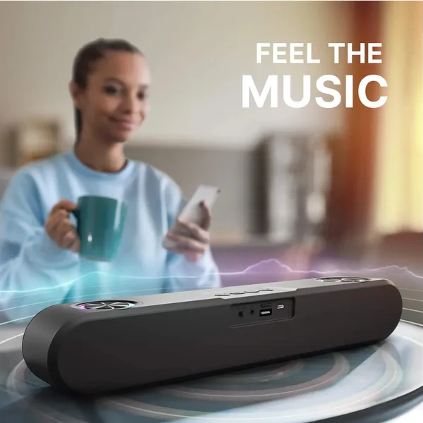 United_Gold_Cinema_Bar_UGSP50_Wireless_Sounbar,_20W_Powerful_Sound_Output,_Multiple_Connectivity_Modes,_06Hrs_Playtime,_Built_In_Mobile_Holder,_Bluetooth_Sound_Bar_Speaker
