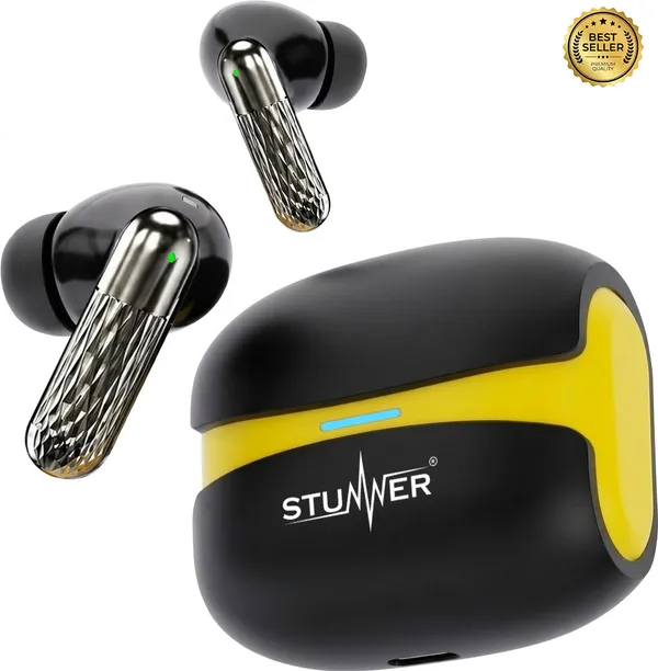 STUNNER_Wireless_Earbuds_with_60_Hours_Playback,_AI-ENC_Environmental_Noise_Cancelling_Headphones_with_Spatial_Audio,_Bluetooth_5.4,_Hi-Res_Audio,_Deep_Bass,_Dual_Mic_ENC_for_Clear_Calls,_4-Microphone_System,_Premium_TWS_Earphones