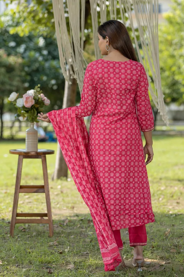 Pink_Cotton_Embroidered_Anarkali_Kurta_Set_With_Pants_Dupatta_For_Women
