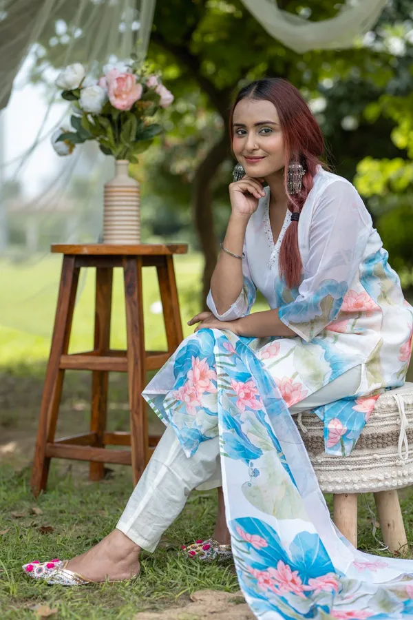 White_Digital_Print_Pure_Organza_Suit_With_Embroidery_Border_Premium_3_Piece_Set_For_Women
