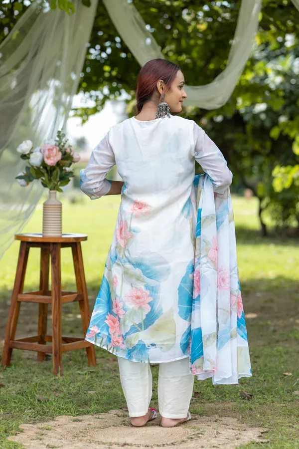 White_Digital_Print_Pure_Organza_Suit_With_Embroidery_Border_Premium_3_Piece_Set_For_Women
