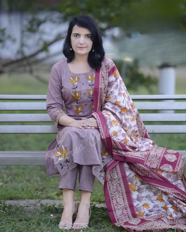 Purple_Cotton_Embroidered_Floral_Suit_Set_With_Printed_Dupatta_Elegant_Ethnic_Wear_For_Women