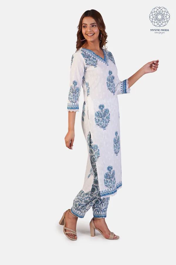 Blue_Cotton_Floral_Print_Kurta_Set_With_Pants_Dupatta_Ethnic_Wear_For_Women