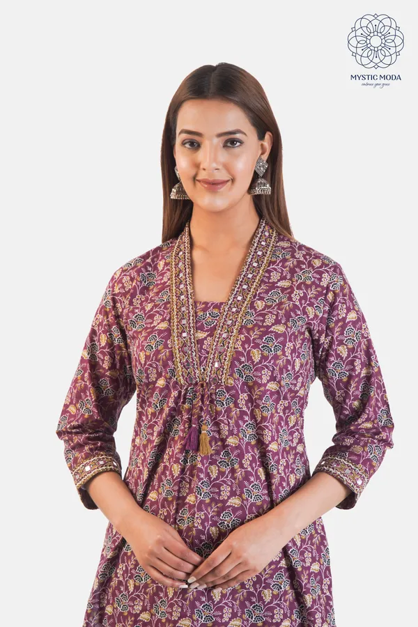 Maroon_Cotton_Printed_Suit_Set_Straight_Kurta_With_Pants_Dupatta_For_Women