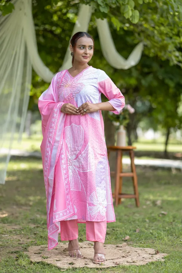 Pink_Cotton_Floral_Embroidered_Lawn_Suit_Elegant_Summer_Wear_For_Women