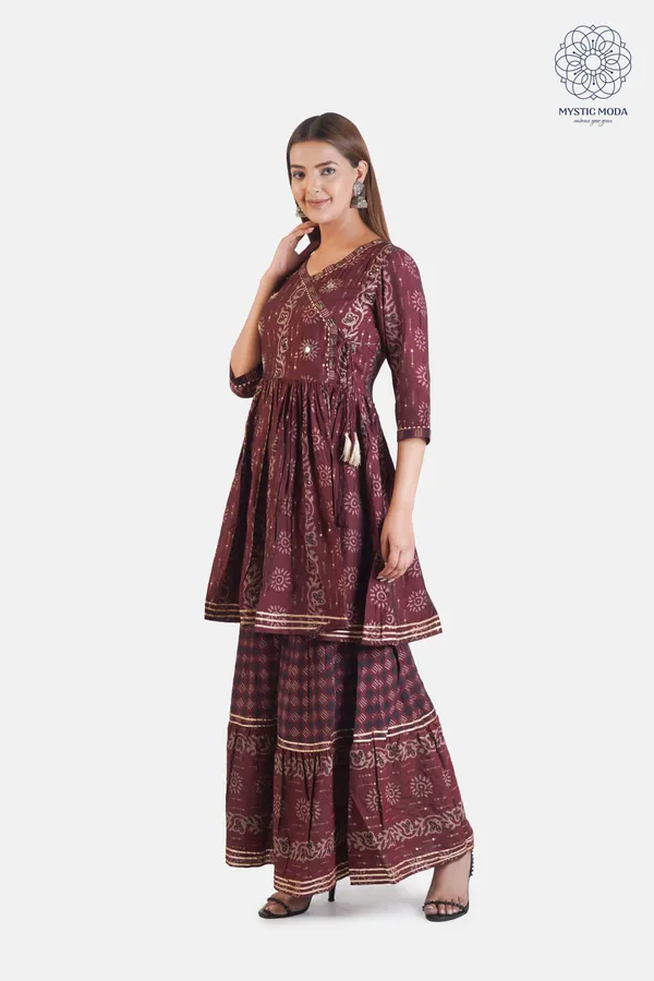 Red_Muslin_Embroidered_Sharara_With_Dupatta_Set_Elegant_Ethnic_Ensemble_For_Women