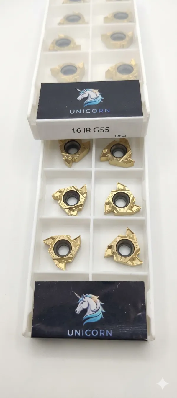 16_IR_G55_Unicorn_carbide_insert_(Set_of_10_Pcs)