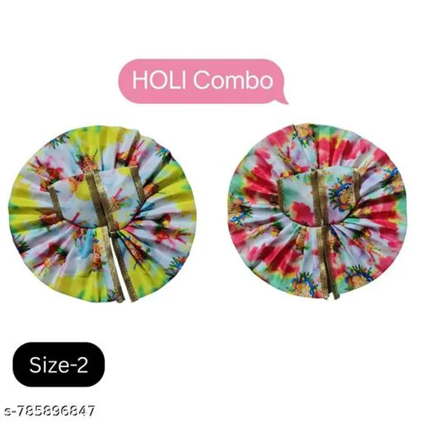 Multicolour_Laddu_Gopal_Holi_Dress_Combo_Size_2_Pack_Of_2_Kanha_Ji_Holi_Special_Poshak_Set_Baby_Krishna_Festival_Outfit