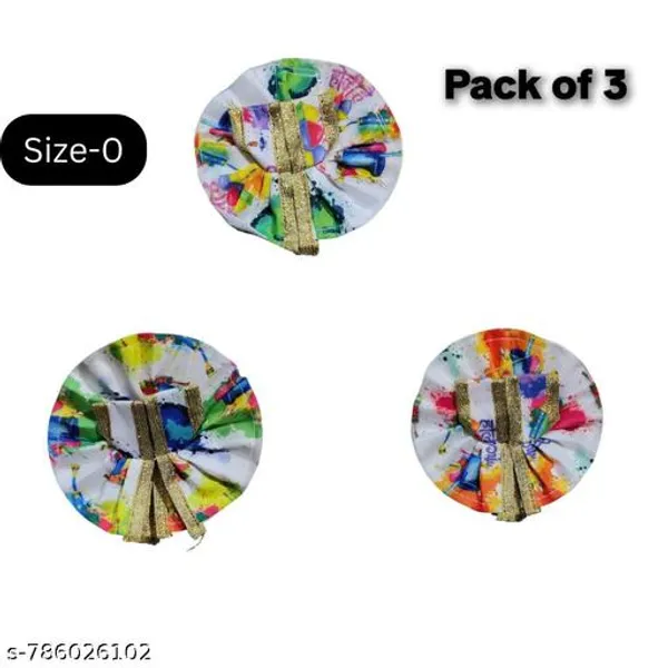 Multicolour_Laddu_Gopal_Holi_Dress_Size_0_Pack_Of_3_Kanha_Ji_Holi_Special_Poshak_Set_Baby_Krishna_Festival_Outfit_Combo