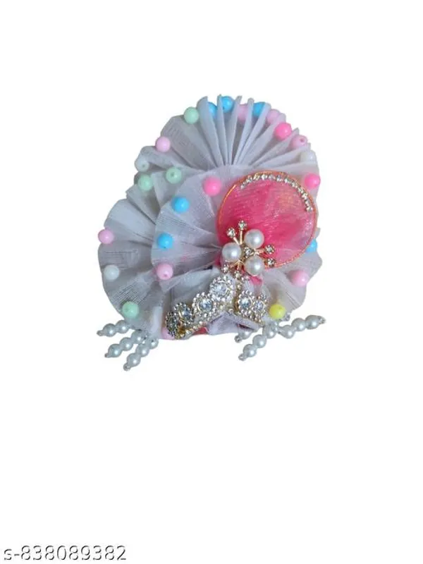 Multicolour_Laddoo_Gopal_Dress_With_Mukut_Size_5_Decorative_Krishna_Idol_Outfit