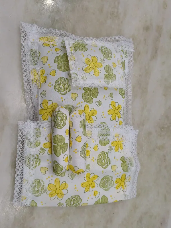 Yellow_Flower_Print_Laddu_Gopal_Ji_Bed