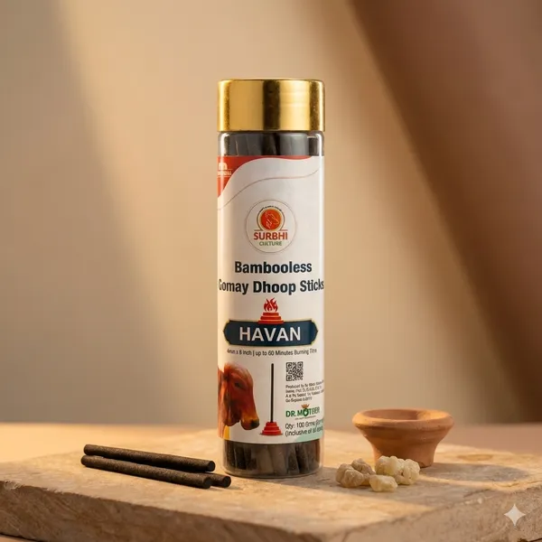 Surbhi_Bambooless_Gomay_Dhoop_Sticks_Havan-_Premium_Incense_For_Pooja_And_Home_Fragrance(30_Sticks)