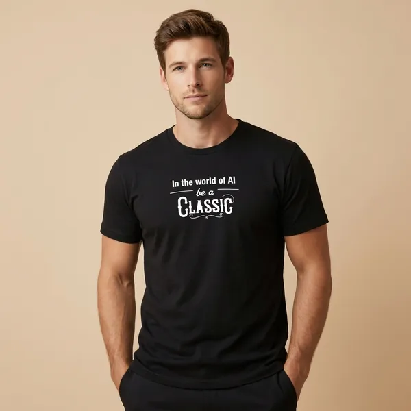Black_Cotton_In_The_World_Of_Ai_Be_A_Classic_Inspirational_Quote_T-Shirt_For_Unisex