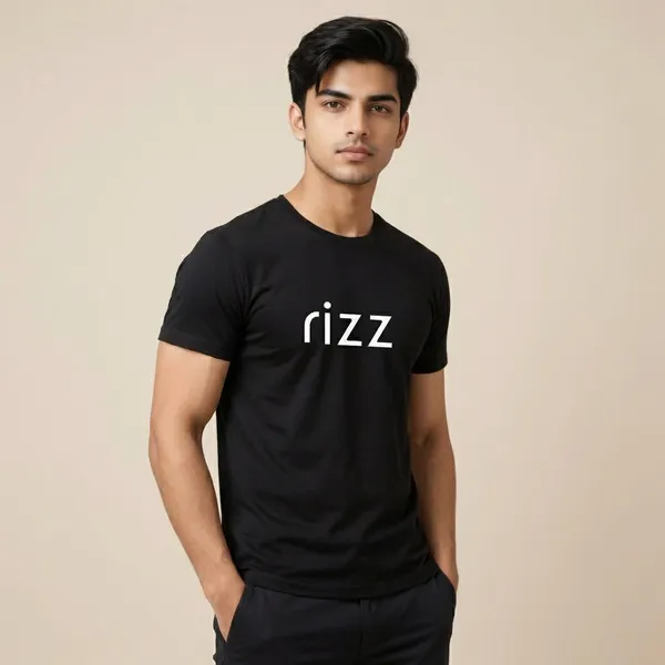 Black_Cotton_Rizz_Graphic_T-Shirt_For_Unisex