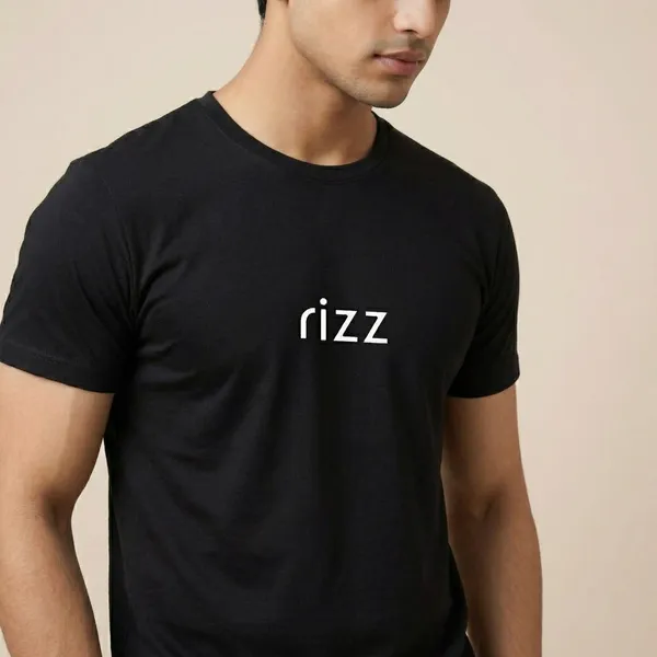 Black_Cotton_Rizz_Graphic_T-Shirt_For_Unisex