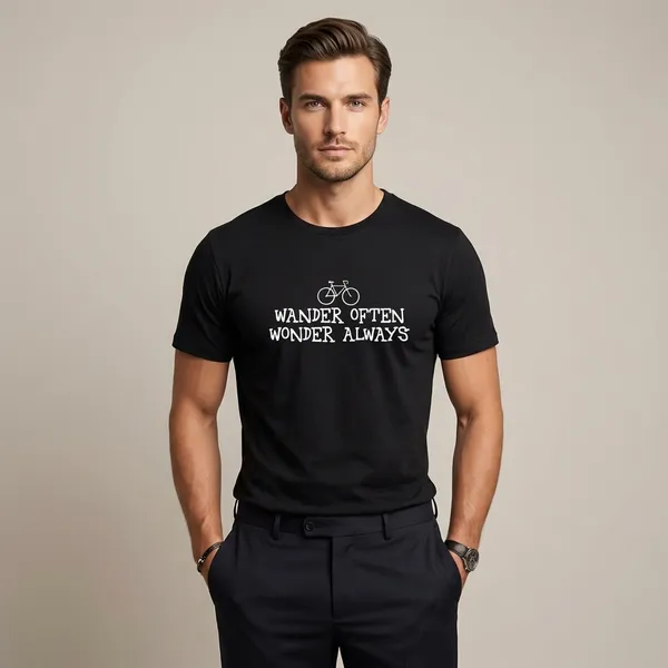Black_Cotton_Wander_Often_Wonder_Always_Graphic_Print_T-Shirt_For_Unisex
