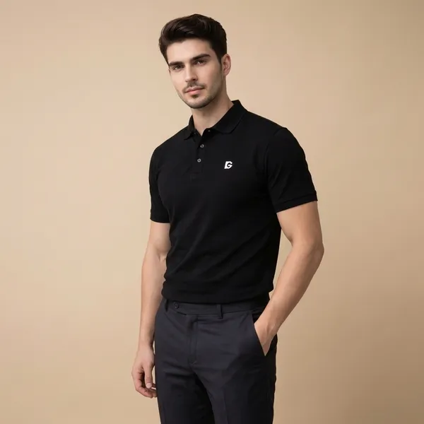 Black_Cotton_Premium_Basic_Solid_Polo_T-Shirt_For_Unisex
