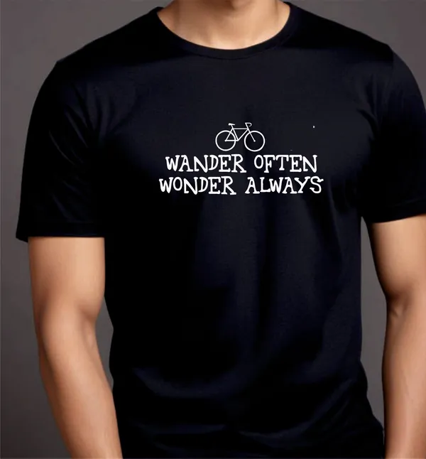 Black_Cotton_Wander_Often_Wonder_Always_Graphic_Print_T-Shirt_For_Unisex