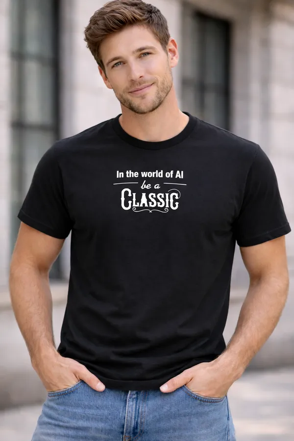 Black_Cotton_In_The_World_Of_Ai_Be_A_Classic_Inspirational_Quote_T-Shirt_For_Unisex