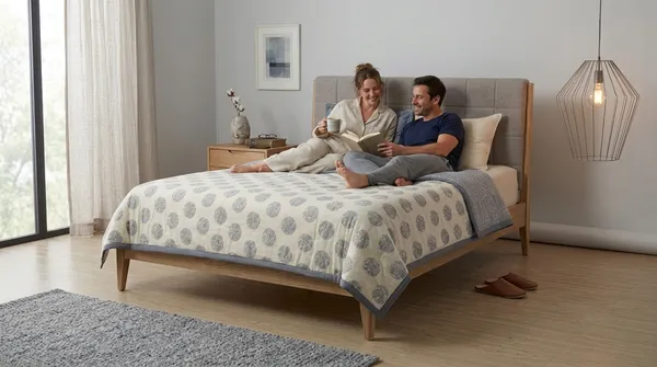 Dohar_Premium_100%_Cotton_Single_Bed_Floral_Medallion_Motif,_All_Season_Reversible_Blanket,_Soft,_Lightweight_And_Breathable_Ac_Dohar/Quilt/Blanket/For_Bed_Light_Grey