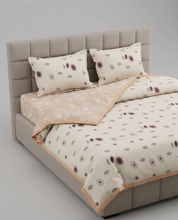 Dohar_Premium_100%_Cotton_Double_Bed_Terracotta_Peach_Floral_Mandala,_All_Season_Reversible_Blanket,_Lightweight_&_Breathable_Blanket_for_Bed_Sofa_AC_Blanket_220x250cm