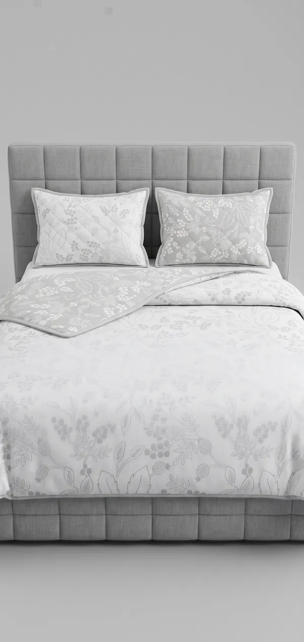 Dohar_Premium_100%_Cotton_Single_Bed_Taupe/Beige_Botanical_Floral,_All_Season_Reversible_Blanket,Lightweight_&_Breathable_Blanket_for_Bed,_Sofa_AC_Blanket_220_x_146cm
