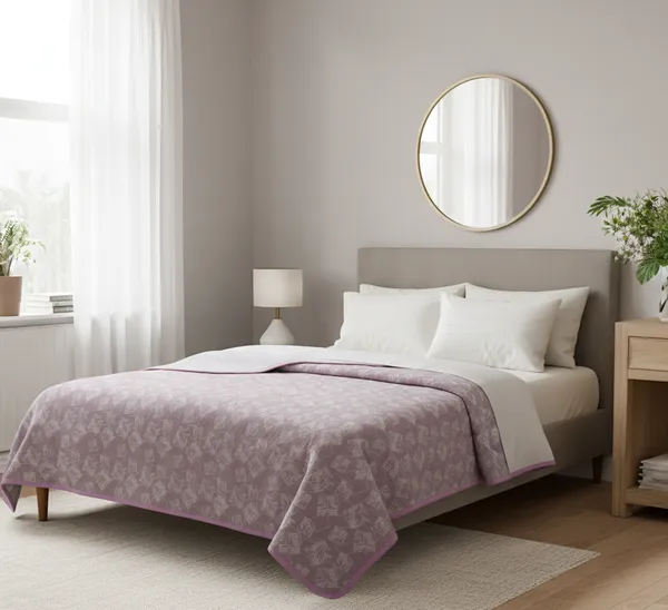 Botanical_Sketch_Cotton_Bedding_Set_Double_Bed_Sheet_Comforter_Lightweight,_Durable_&_Cozy_Ideal_For_Everyday_Use_&_Mild_Winter_,_Lavender