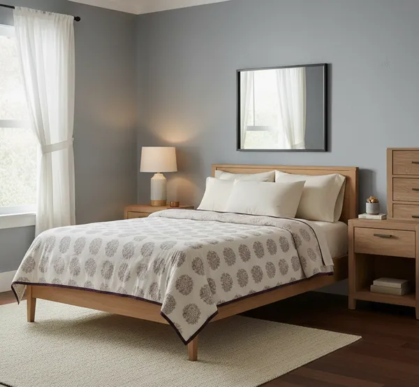 Diamond_Floral_Block-Print_Cotton_Bedding_Set_Double_Bedsheet_Comforter_Lightweight,_Durable_&_Cozy_Ideal_For_Everyday_Use_&_Mild_Winter_,_Beige