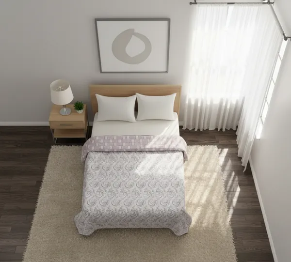 Modern_Reversible_Cotton_Bedding_Set_Double_Bedsheet_Comforter_Lightweight,_Durable_&_Cozy_Ideal_For_Everyday_Use_&_Mild_Winter_,_Mauve/Plum