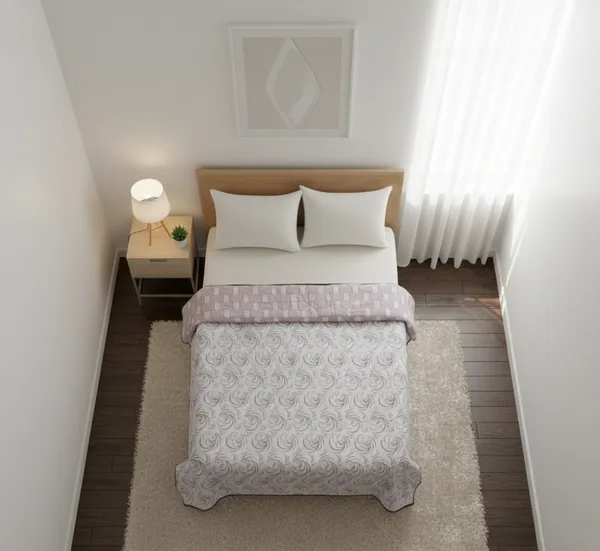 Modern_Reversible_Cotton_Bedding_Set_Double_Bedsheet_Comforter_Lightweight,_Durable_&_Cozy_Ideal_For_Everyday_Use_&_Mild_Winter_,_Mauve/Plum