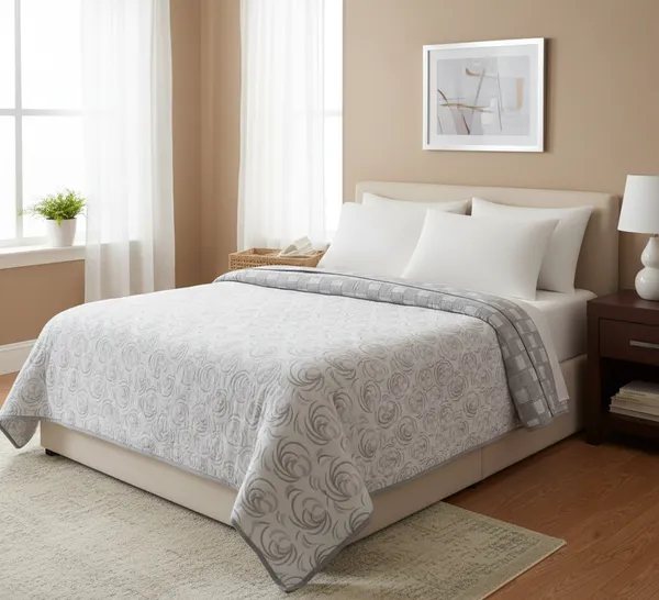Modern_Reversible_Cotton_Bedding_Set_Double_Bedsheet_Comforter_Lightweight,_Durable_&_Cozy_Ideal_For_Everyday_Use_&_Mild_Winter_,_Steel_Grey