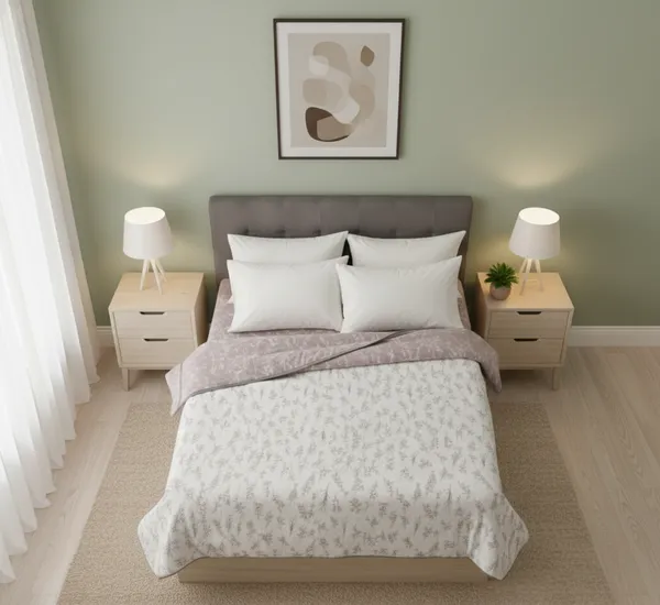 Dohar_Premium_100%_Cotton_Double_Bed_Wildflower_Meadow,_All_Season_Reversible_Blanket,_Soft,_Lightweight_And_Breathable_Ac_Dohar/Quilt/Blanket/For_Bed_Oatmeal_Beige