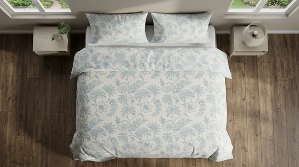 HomeCent_Premium_Botanical_Floral_Duvet_Cover,_Reversible_Quilt_Cover_228_X_152_CMS