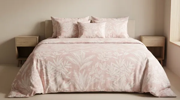 Home_Cent_Premium_Blush_Pink_Botanical_Leaf_Print_Double_Bedsheet_with_2_Matching_Pillow_Covers_228_x_254_cms