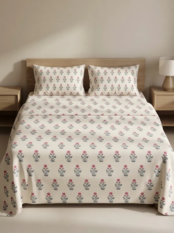 Home_Cent_Premium_Traditional_Block_Print_Floral_Double_Bedsheet_with_2_Pillow_Covers_228_x_254_cms