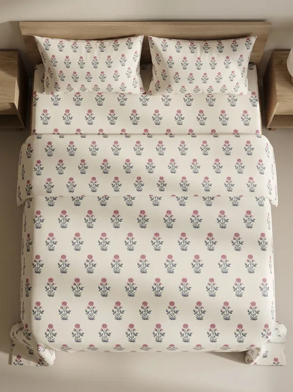 Home_Cent_Premium_Traditional_Block_Print_Floral_Double_Bedsheet_with_2_Pillow_Covers_228_x_254_cms