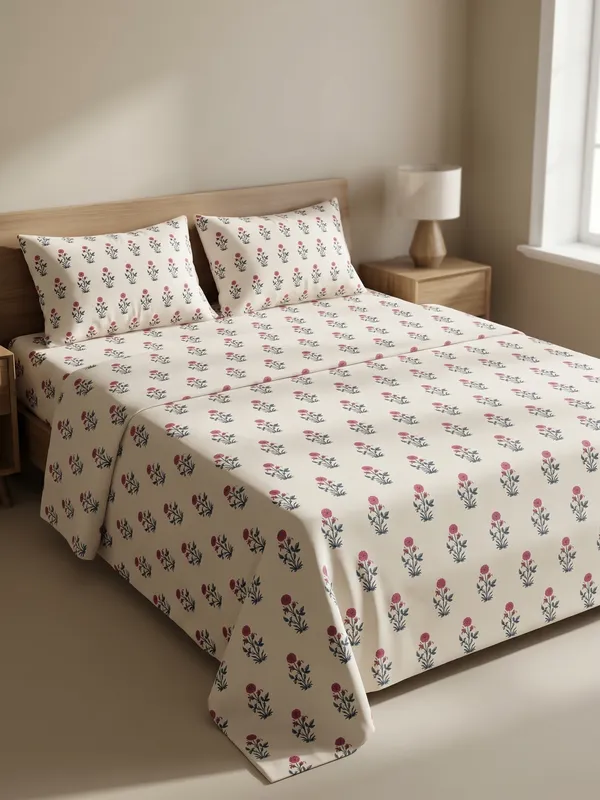 Home_Cent_Premium_Traditional_Block_Print_Floral_Double_Bedsheet_with_2_Pillow_Covers_228_x_254_cms
