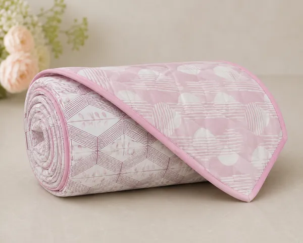 Diamond_Geometric_Cotton_Bedding_Set_Single_Bed_Sheet_Comforter_Lightweight,_Durable_&_Cozy_Ideal_For_Everyday_Use_&_Mild_Winter_,_Pink/Blush
