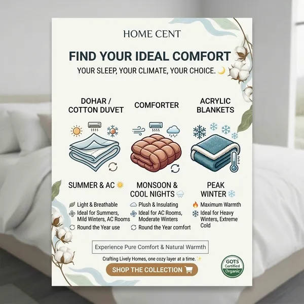Dohar_Premium_100%_Cotton_Doublele_Bed_Grey_Silver_Ogee_Medallion,_All_Season_Reversible_Blanket,Lightweight_and_Breathable_Blanket_for_Bed,_Sofa_AC_Blanket_220_x_250cm
